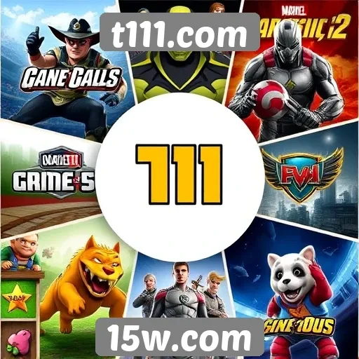 Comparativo de jogos disponíveis em t111.com