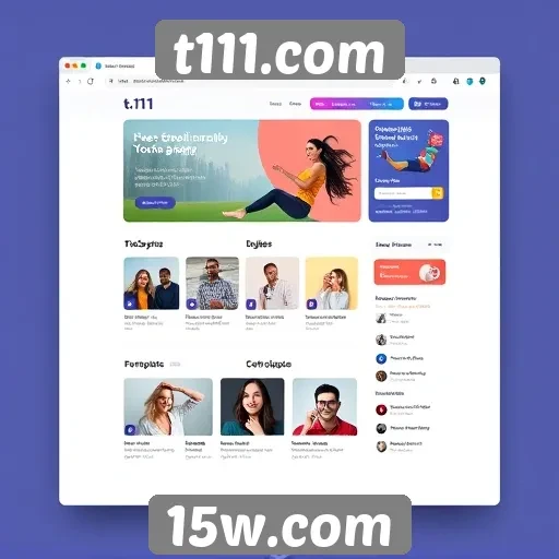 Análise da interface do usuário no t111.com